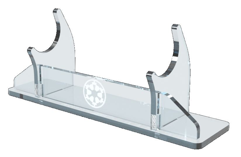 Single Tier Acrylic Light Saber Display Stand