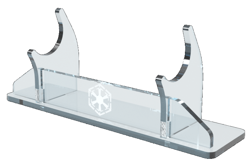 Single Tier Acrylic Light Saber Display Stand