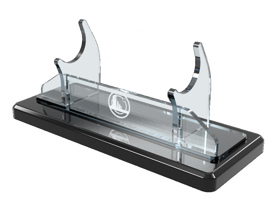 Single Tier Light Saber Display Stand with Insignia