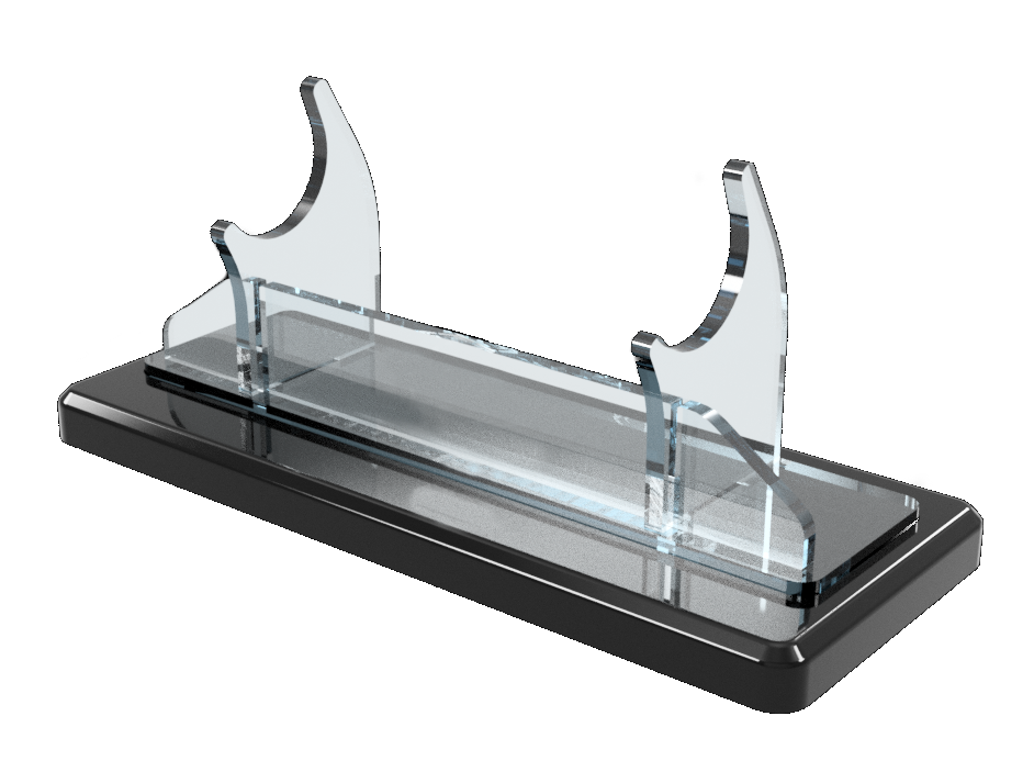 Single Tier Light Saber Display Stand with Insignia